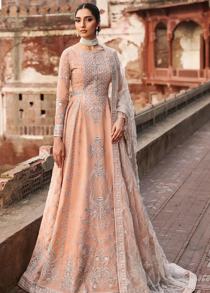 Mehak by Flossie Embroidered Organza Suits Unstitched 3 Piece FL24ME FE-809 - Formals Collection
