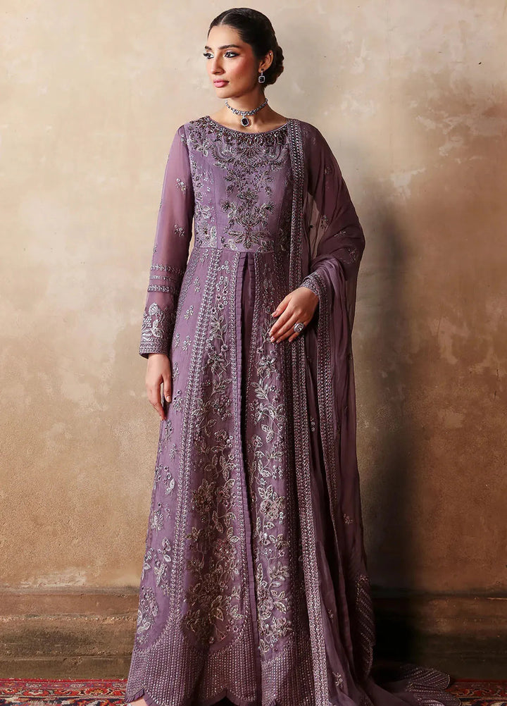 Mehak by Flossie Embroidered Silk Suits Unstitched 3 Piece FL24ME FE-808 - Formals Collection