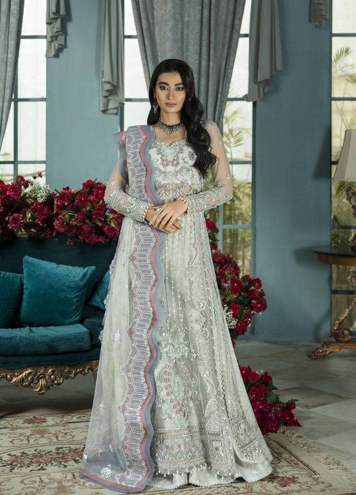 Serene by Mehak Yaqoob Embroidered Net Suits Unstitched 3 Piece MY22SW 01-Ivah - Wedding Collection