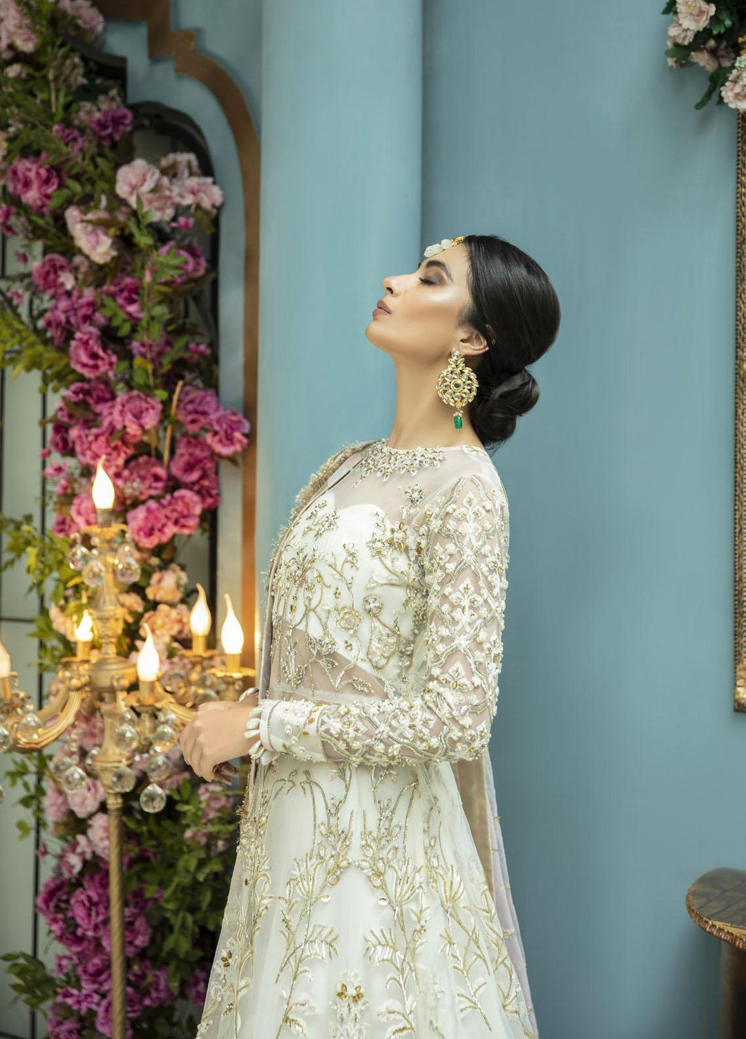 Serene by Mehak Yaqoob Embroidered Net Suits Unstitched 3 Piece MY22SW 06-Levana - Wedding Collection