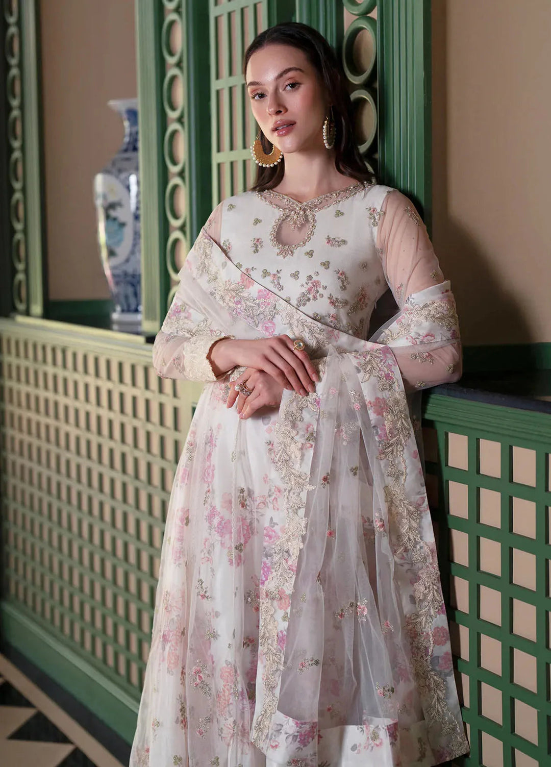 Mehak Yaqoob Pret Embroidered Net 3 Piece Suit Kiara