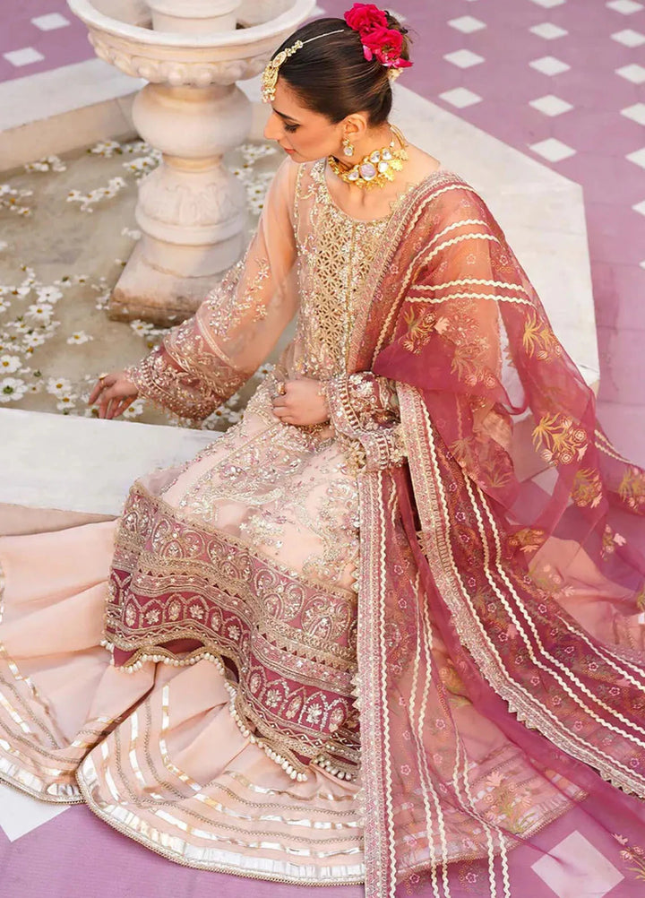 Mehak Yaqoob Pret Embroidered Organza 3 Piece Suit Cherry Blossom