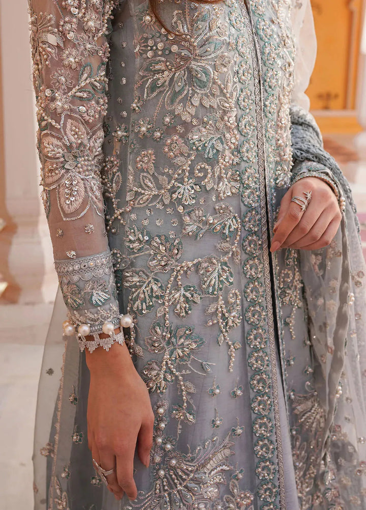 Mehak Yaqoob Pret Embroidered Organza 3 Piece Suit Frost