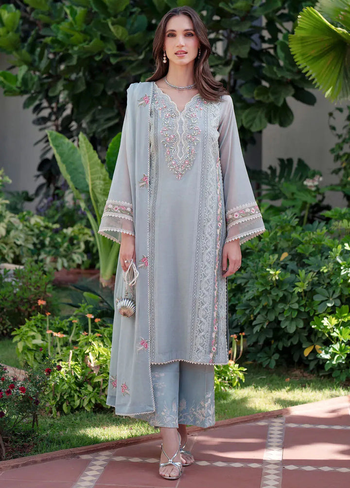 Mehak Yaqoob Pret Embroidered Poly Cotton 3 Piece Suit Nova