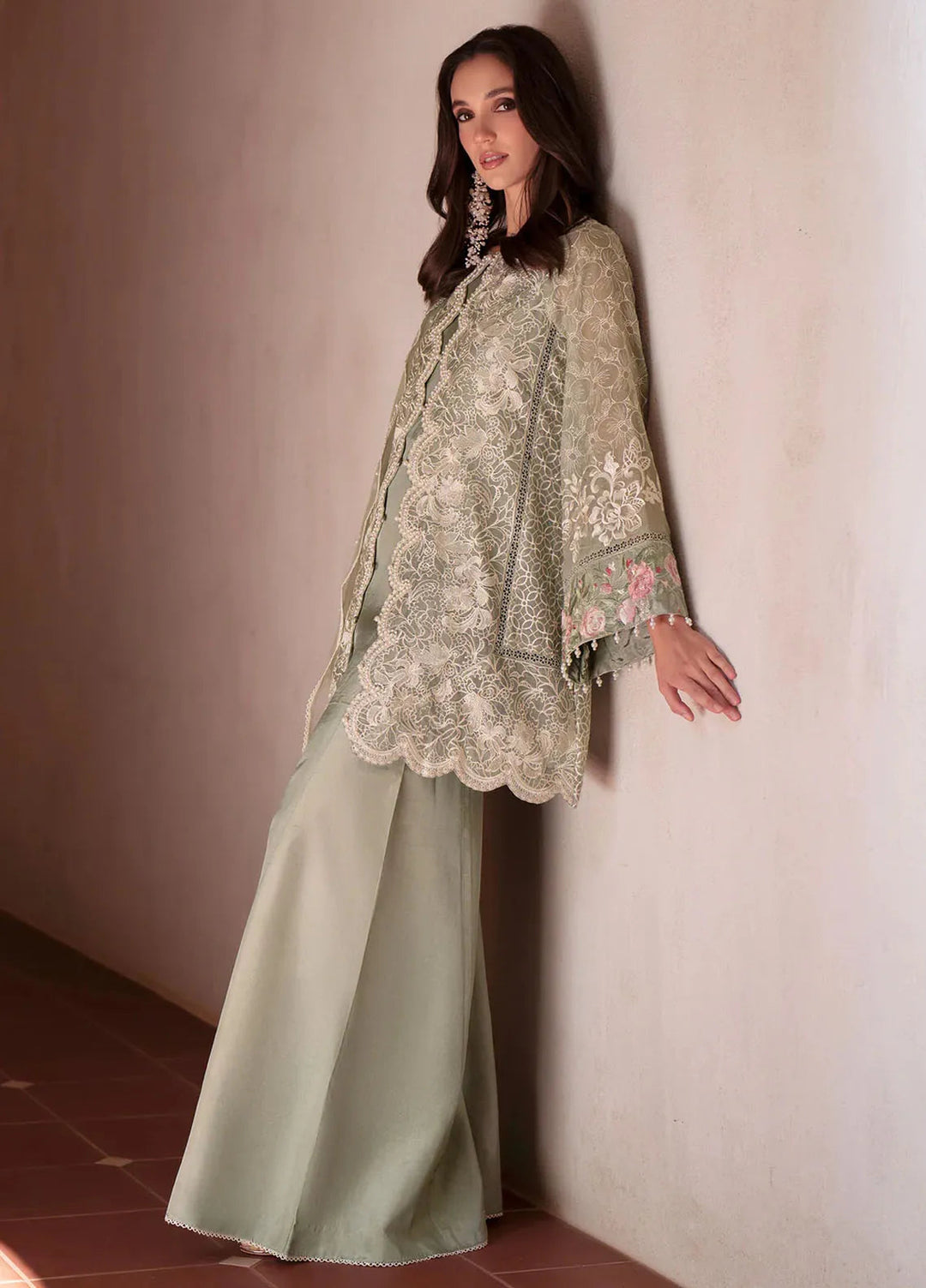 Mehak Yaqoob Pret Embroidered Poly Cotton 4 Piece Suit Eva