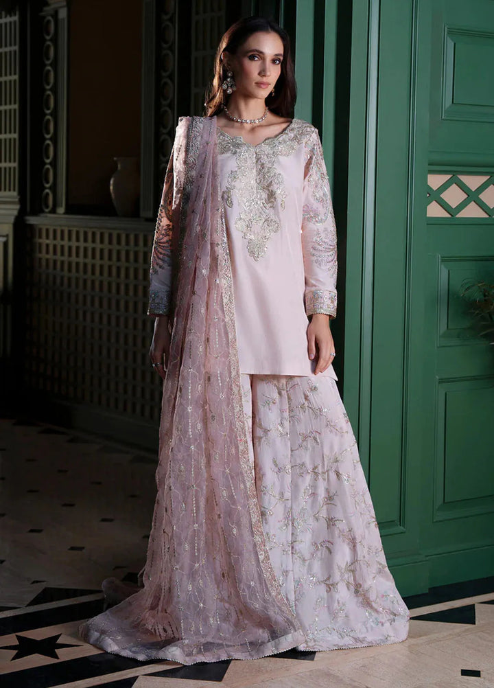 Mehak Yaqoob Pret Embroidered Tussar Silk 3 Piece Suit Maya