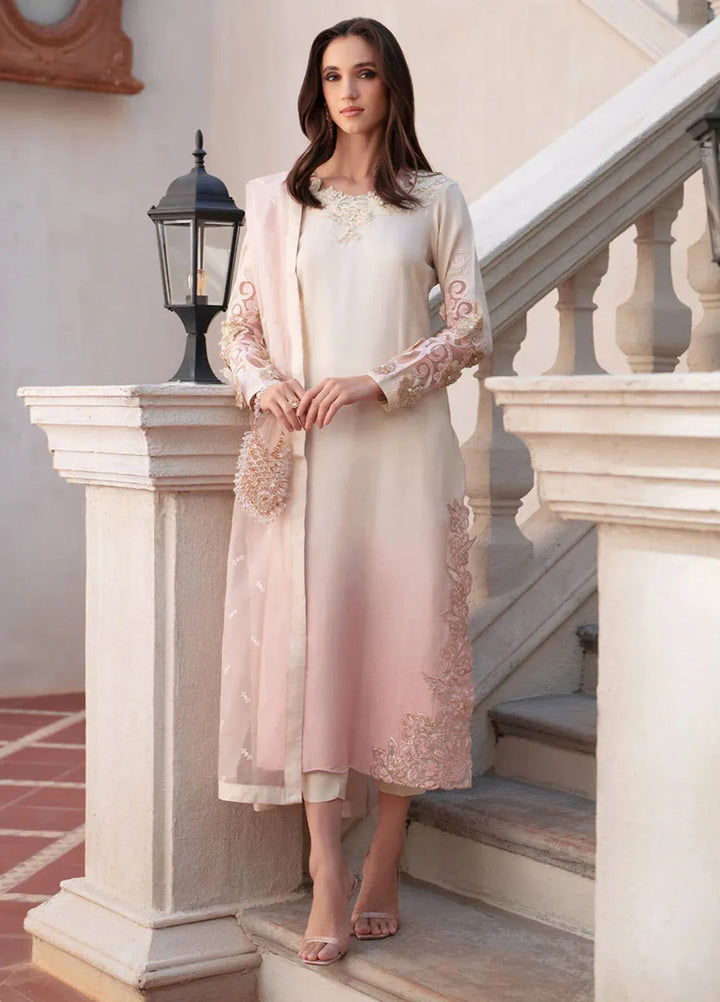 Mehak Yaqoob Pret Embroidered Tussar Silk 3 Piece Suit Mila