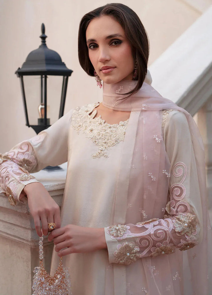 Mehak Yaqoob Pret Embroidered Tussar Silk 3 Piece Suit Mila