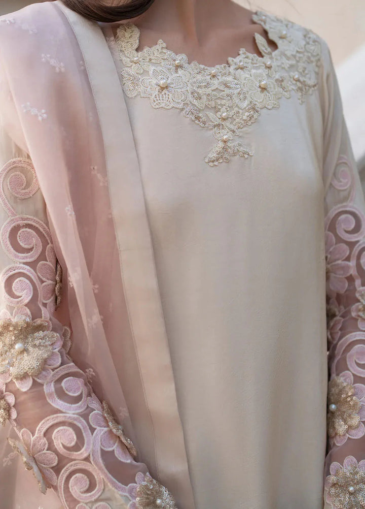 Mehak Yaqoob Pret Embroidered Tussar Silk 3 Piece Suit Mila