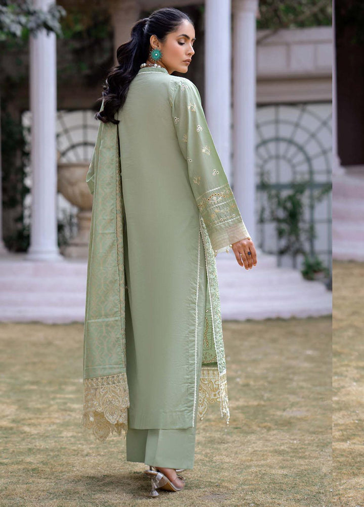 Mehar By Humdum Embroidered Lawn Suits Unstitched 3 Piece HD23ML 11 - Luxury Collection