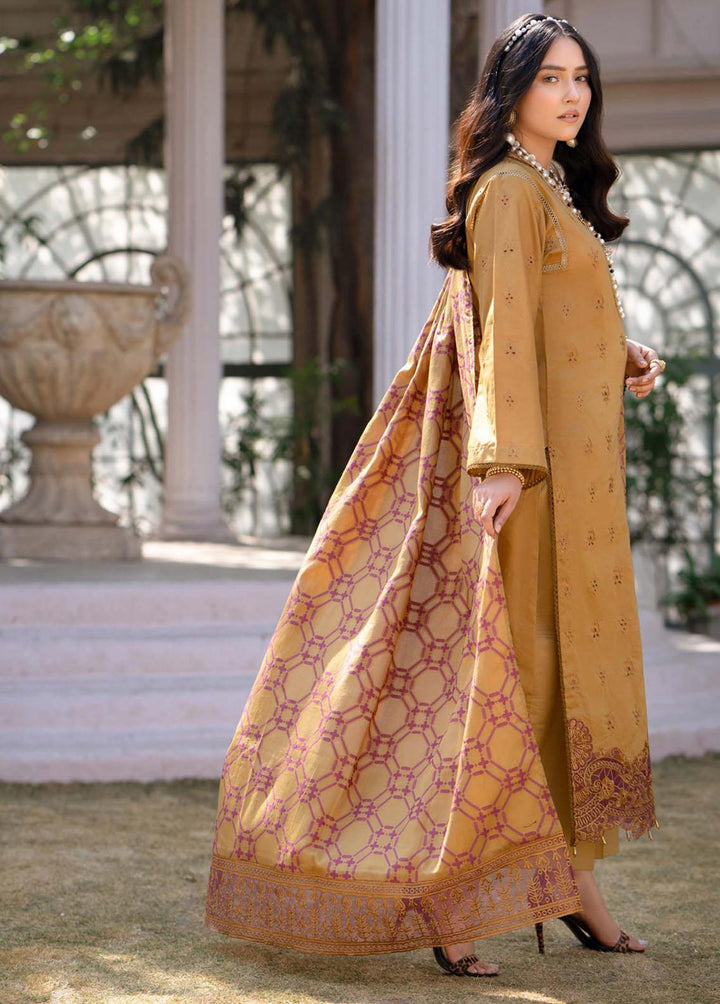 Mehar By Humdum Embroidered Lawn Suits Unstitched 3 Piece HD23ML 03 - Luxury Collection