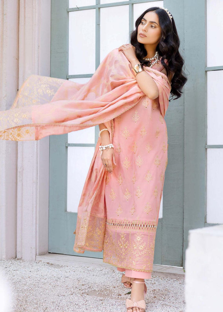 Mehar By Humdum Embroidered Lawn Suits Unstitched 3 Piece HD23ML 04 - Luxury Collection