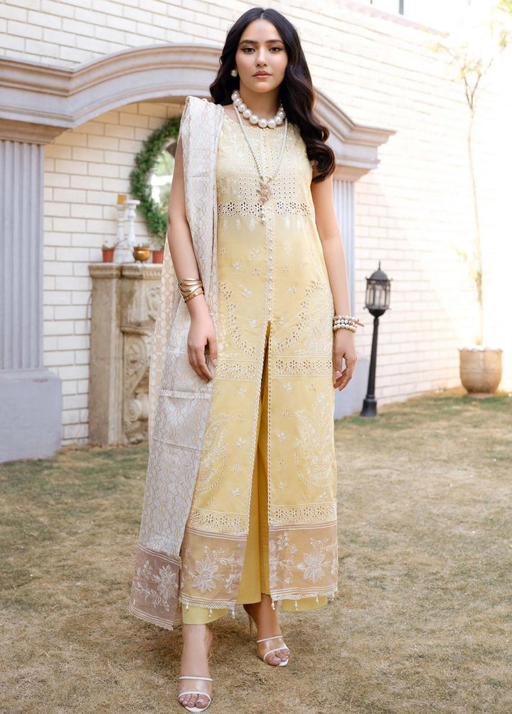 Mehar By Humdum Embroidered Lawn Suits Unstitched 3 Piece HD23ML 05 - Luxury Collection