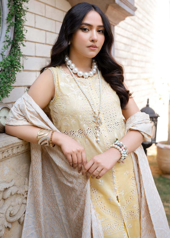 Mehar By Humdum Embroidered Lawn Suits Unstitched 3 Piece HD23ML 05 - Luxury Collection