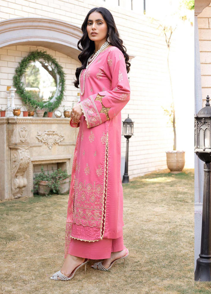 Mehar By Humdum Embroidered Lawn Suits Unstitched 3 Piece HD23ML 06 - Luxury Collection