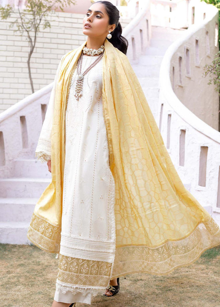 Mehar By Humdum Embroidered Lawn Suits Unstitched 3 Piece HD23ML 09 - Luxury Collection