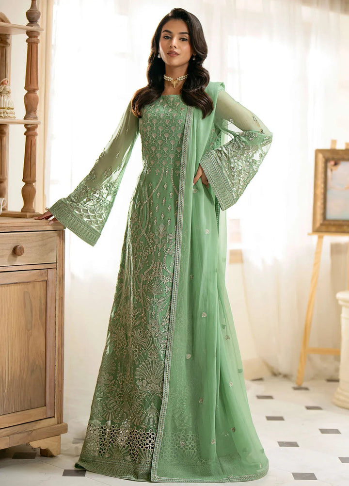 Meharbano By Kuch Khas Embroidered Chiffon Suit Unstitched 3 Piece FL24M K-1603 Lucia - Formal Collection