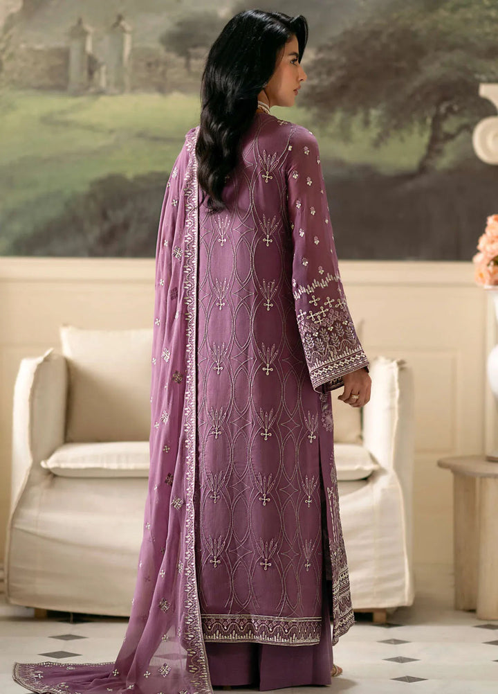 Meharbano By Kuch Khas Embroidered Chiffon Suit Unstitched 3 Piece FL24M K-1604 Liara - Formal Collection