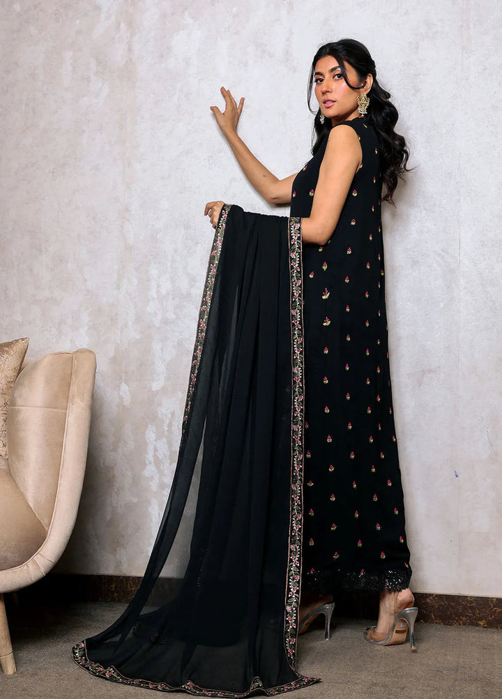 Mehav by Dhara Couture Pret Chiffon 3 Piece Suit Madhubala