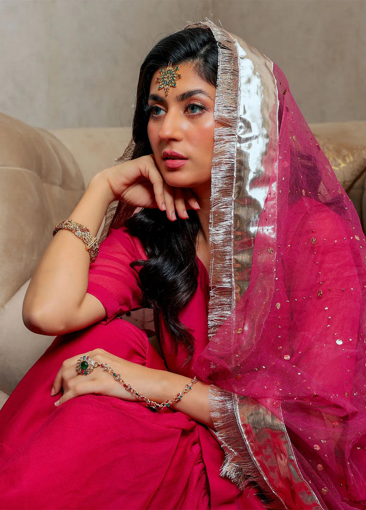 Mehav by Dhara Couture Pret Chiffon 3 Piece Suit Mumtaz