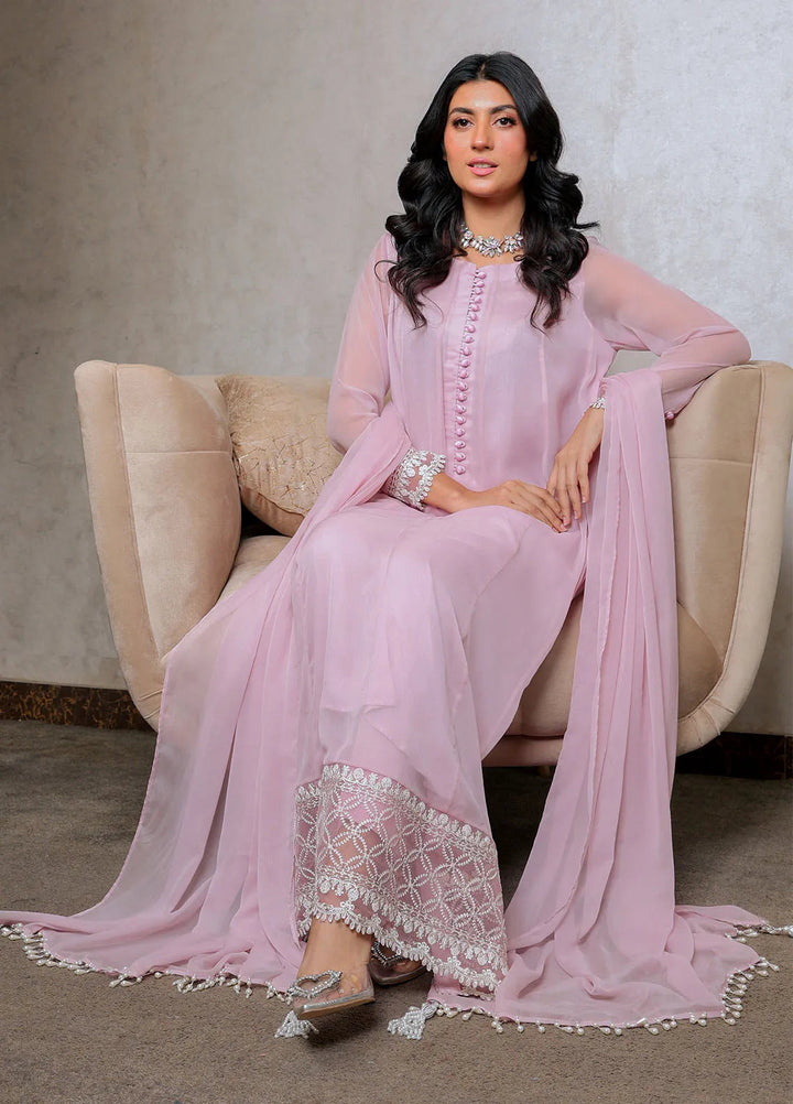 Mehav by Dhara Couture Pret Chiffon 3 Piece Suit Noor Jahan