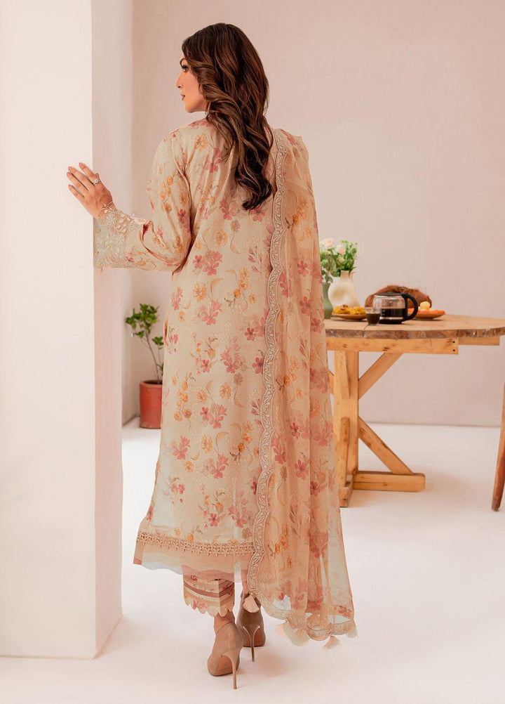 Mehek By Farasha Embroidered Lawn Suits Unstitched 3 Piece FDH23M D-03 Summer Breeze - Festive Collection