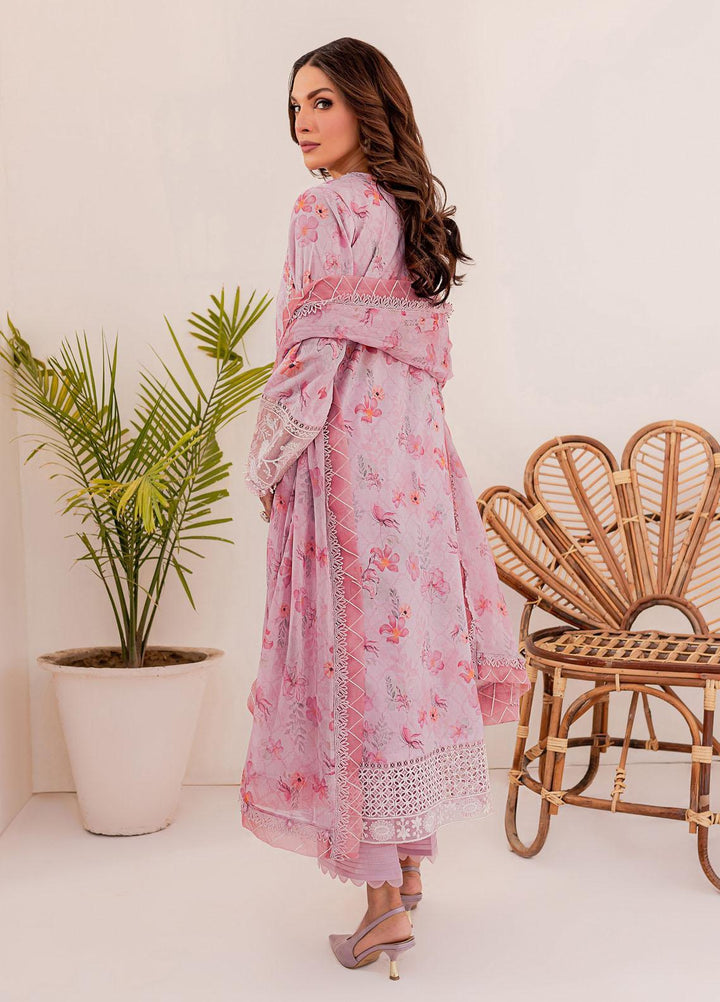 Mehek By Farasha Embroidered Lawn Suits Unstitched 3 Piece FDH23M D-07 Florista - Festive Collection