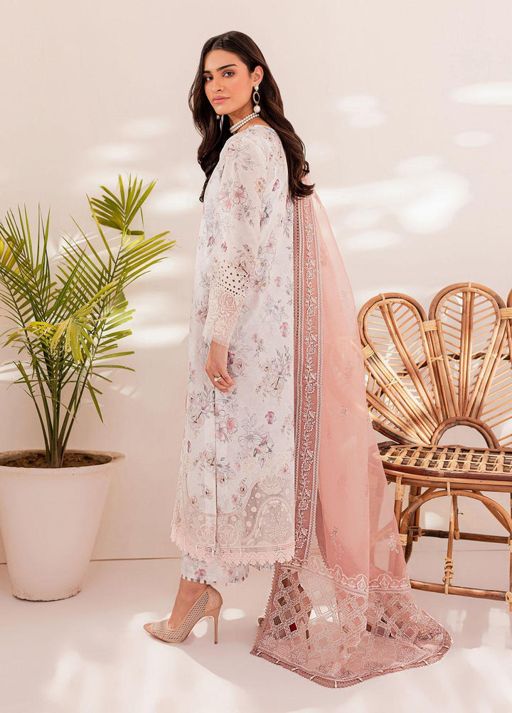 Mehek By Farasha Embroidered Lawn Suits Unstitched 3 Piece FDH23M D-08 Ciya - Festive Collection