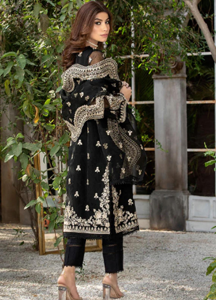 Meher-un-Nissa By Elegance Embroidered Organza Suits Unstitched 3 Piece ELG233M MN-63 Amara - Luxury Collection