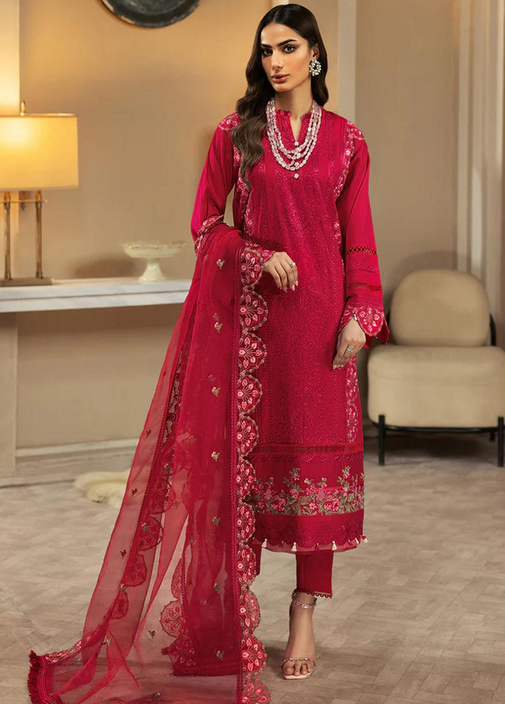 Meher-un-Nissa By Elegance Embroidered Lawn Suits Unstitched 3 Piece ELG233M MN-78 Florence - Luxury Collection