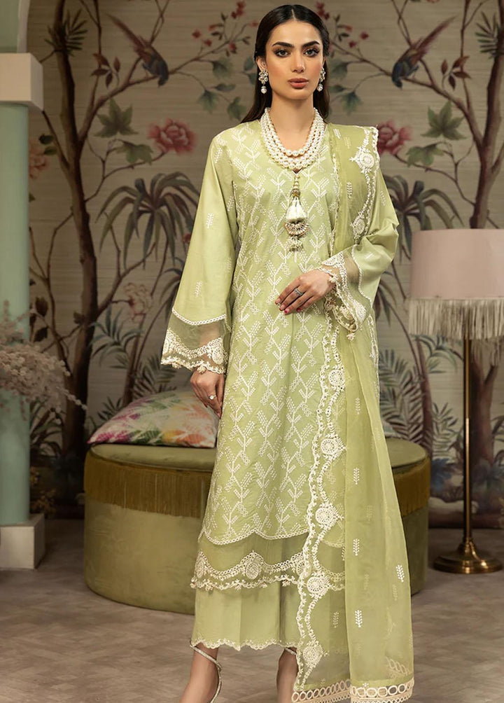Meher-un-Nissa By Elegance Embroidered Lawn Suits Unstitched 3 Piece ELG233M MN-79 Isabella - Luxury Collection