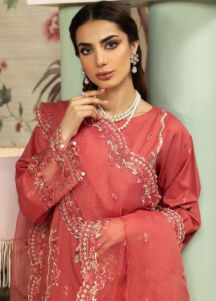 Meher-un-Nissa By Elegance Embroidered Lawn Suits Unstitched 3 Piece ELG233M MN-80 Rene - Luxury Collection