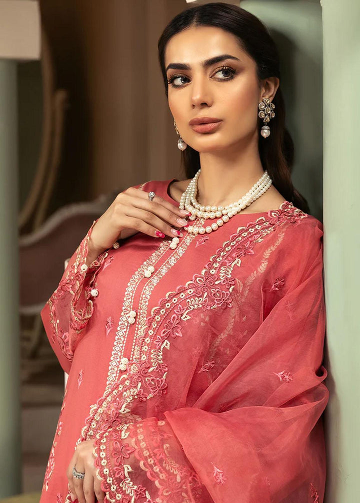 Meher-un-Nissa By Elegance Embroidered Lawn Suits Unstitched 3 Piece ELG233M MN-80 Rene - Luxury Collection