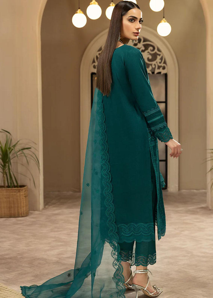 Meher-un-Nissa By Elegance Embroidered Lawn Suits Unstitched 3 Piece ELG233M MN-85 Amelia - Luxury Collection