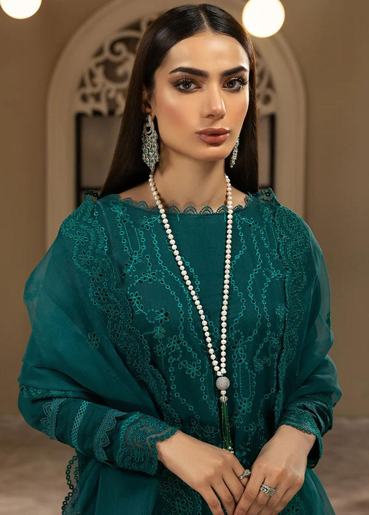Meher-un-Nissa By Elegance Embroidered Lawn Suits Unstitched 3 Piece ELG233M MN-85 Amelia - Luxury Collection