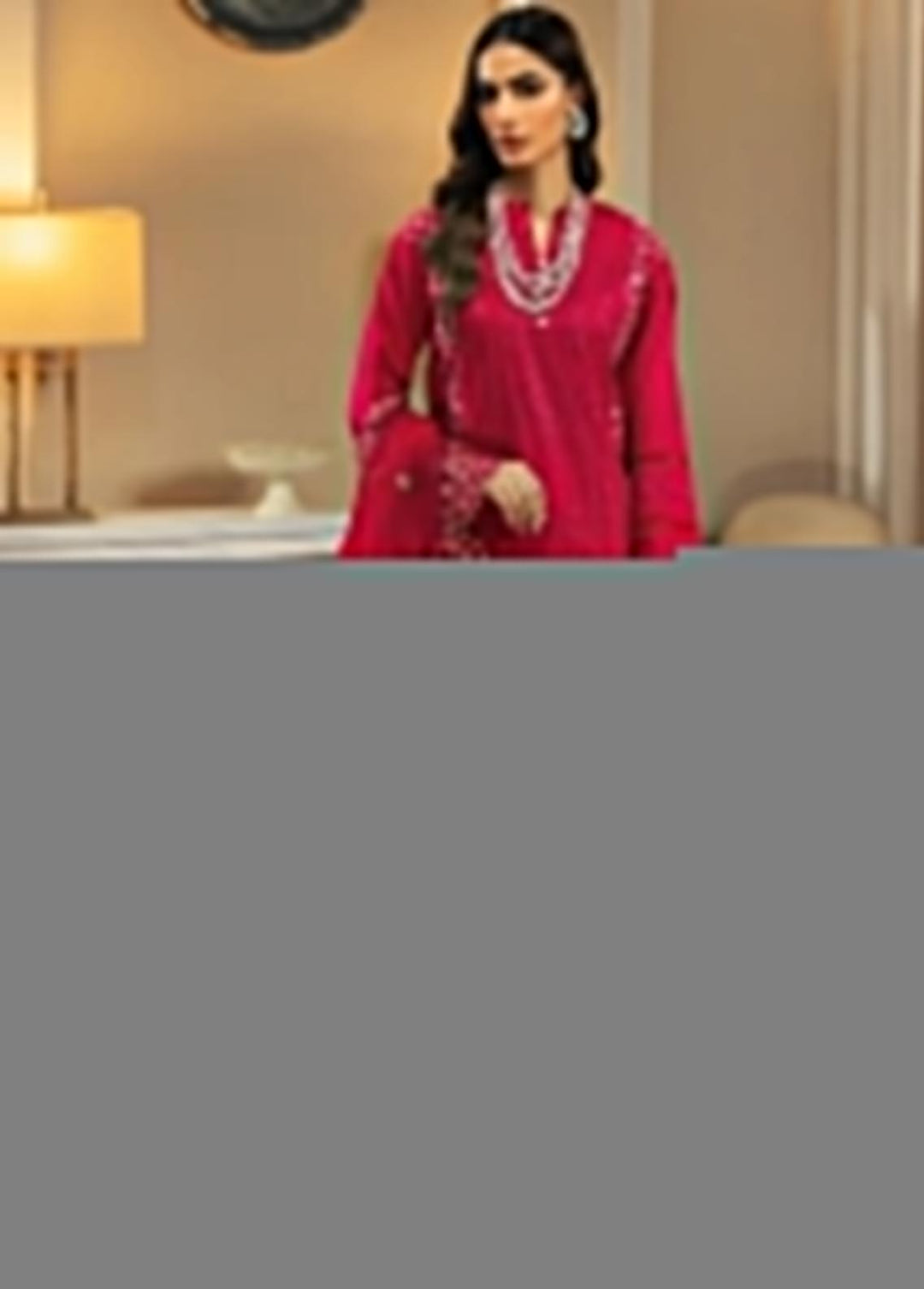 Elegance Luxury Pret Embroidered Lawn 3 Piece Dress ELG233PM MN-78 Florence