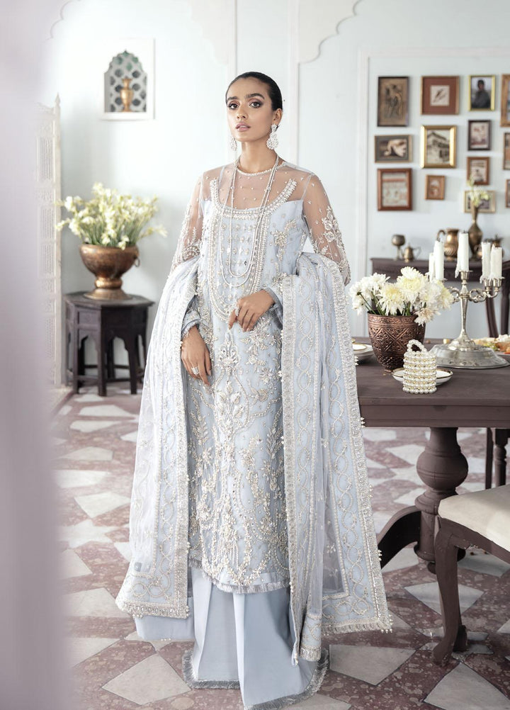 Gulaal Luxury Pret Embroidered Net 3 Piece Dress GL22MHR Saika