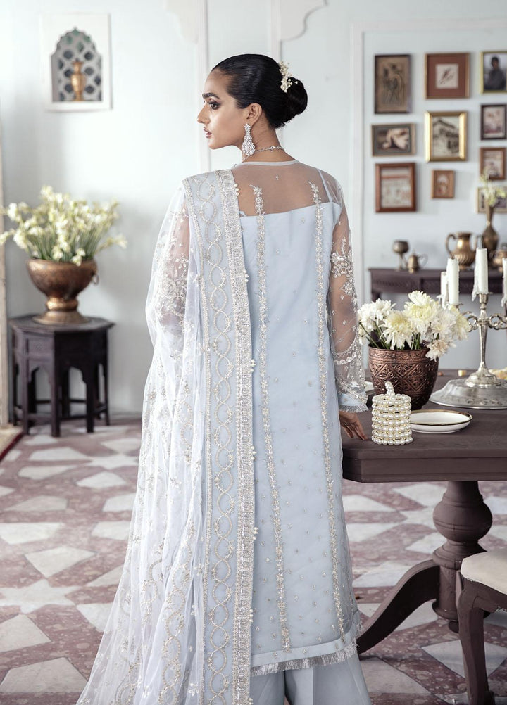 Gulaal Luxury Pret Embroidered Net 3 Piece Dress GL22MHR Saika
