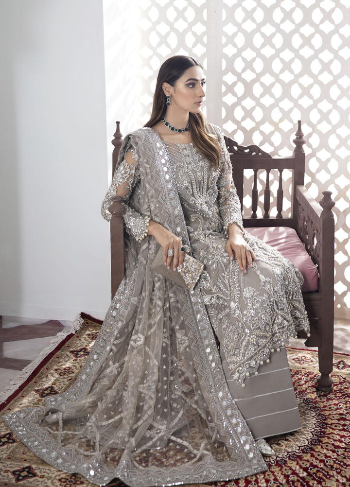 Gulaal Luxury Pret Embroidered Net 3 Piece Dress GL22MHR Gulnoor