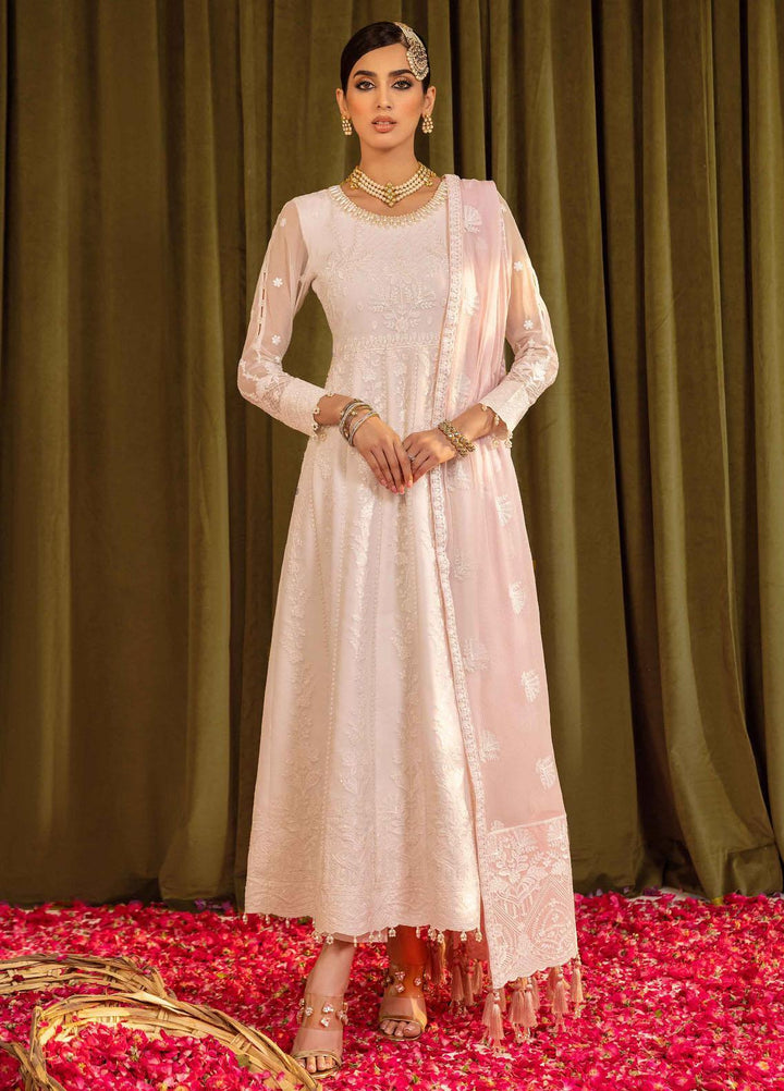 Mehfil-e-Uroos By Alizeh Fashion Embroidered Chiffon Suits Unstitched 3 Piece AFB23MU D-02 Aynur - Festive Collection