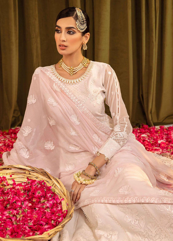Mehfil-e-Uroos By Alizeh Fashion Embroidered Chiffon Suits Unstitched 3 Piece AFB23MU D-02 Aynur - Festive Collection