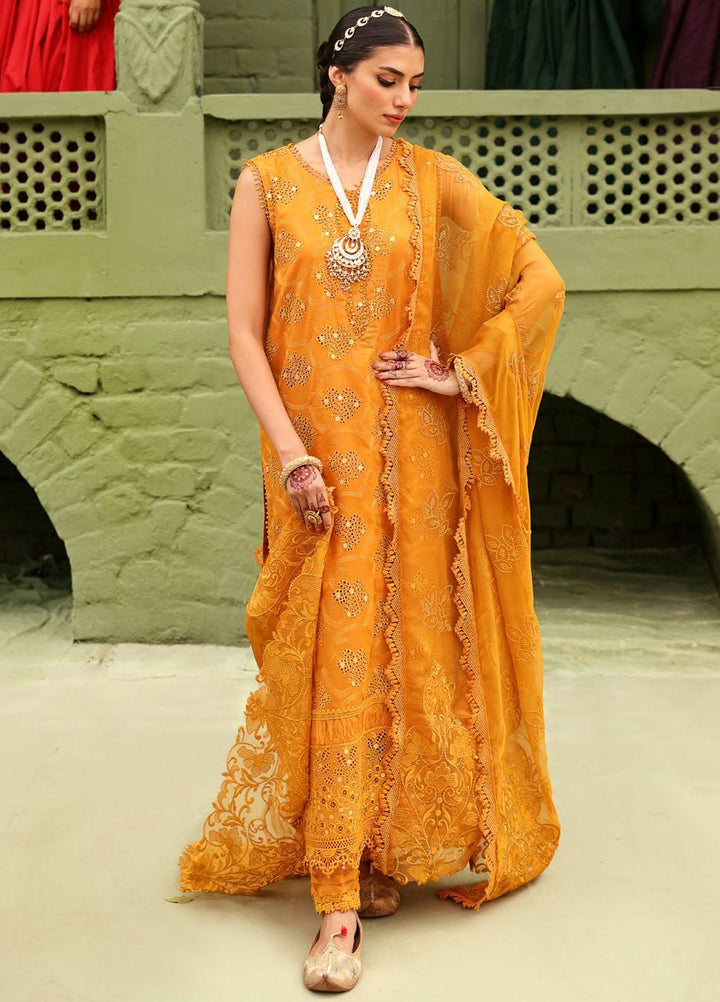 Mehmaan Nawazi By Nureh Embroidered Lawn Suits Unstitched 3 Piece NU23MN NDS-93 - Eid Collection