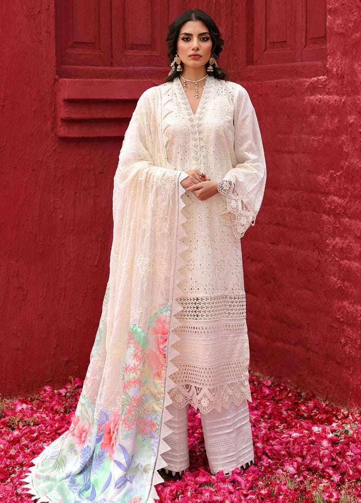 Mehmaan Nawazi By Nureh Embroidered Lawn Suits Unstitched 3 Piece NU23MN NDS-94 - Eid Collection