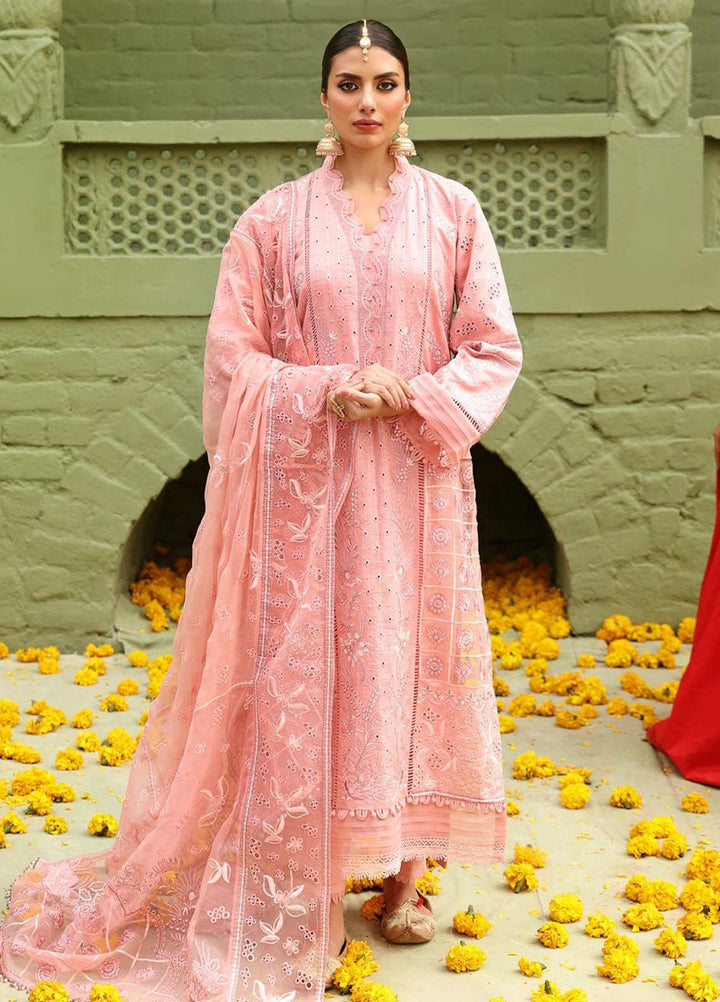 Mehmaan Nawazi By Nureh Embroidered Lawn Suits Unstitched 3 Piece NU23MN NDS-95 - Eid Collection