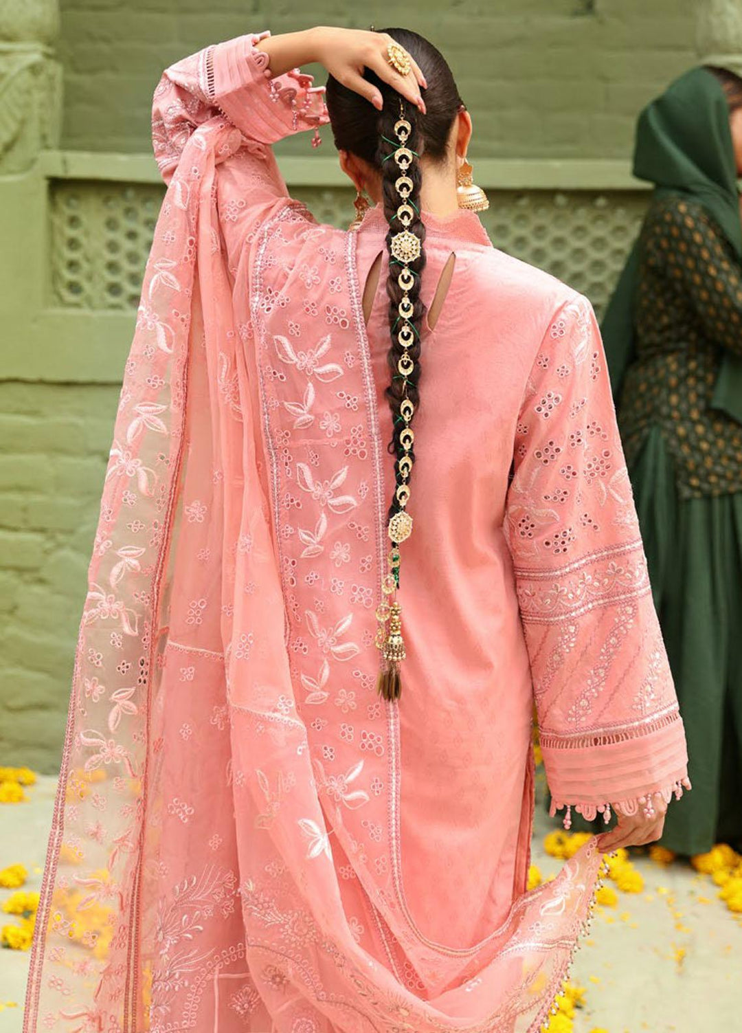 Mehmaan Nawazi By Nureh Embroidered Lawn Suits Unstitched 3 Piece NU23MN NDS-95 - Eid Collection