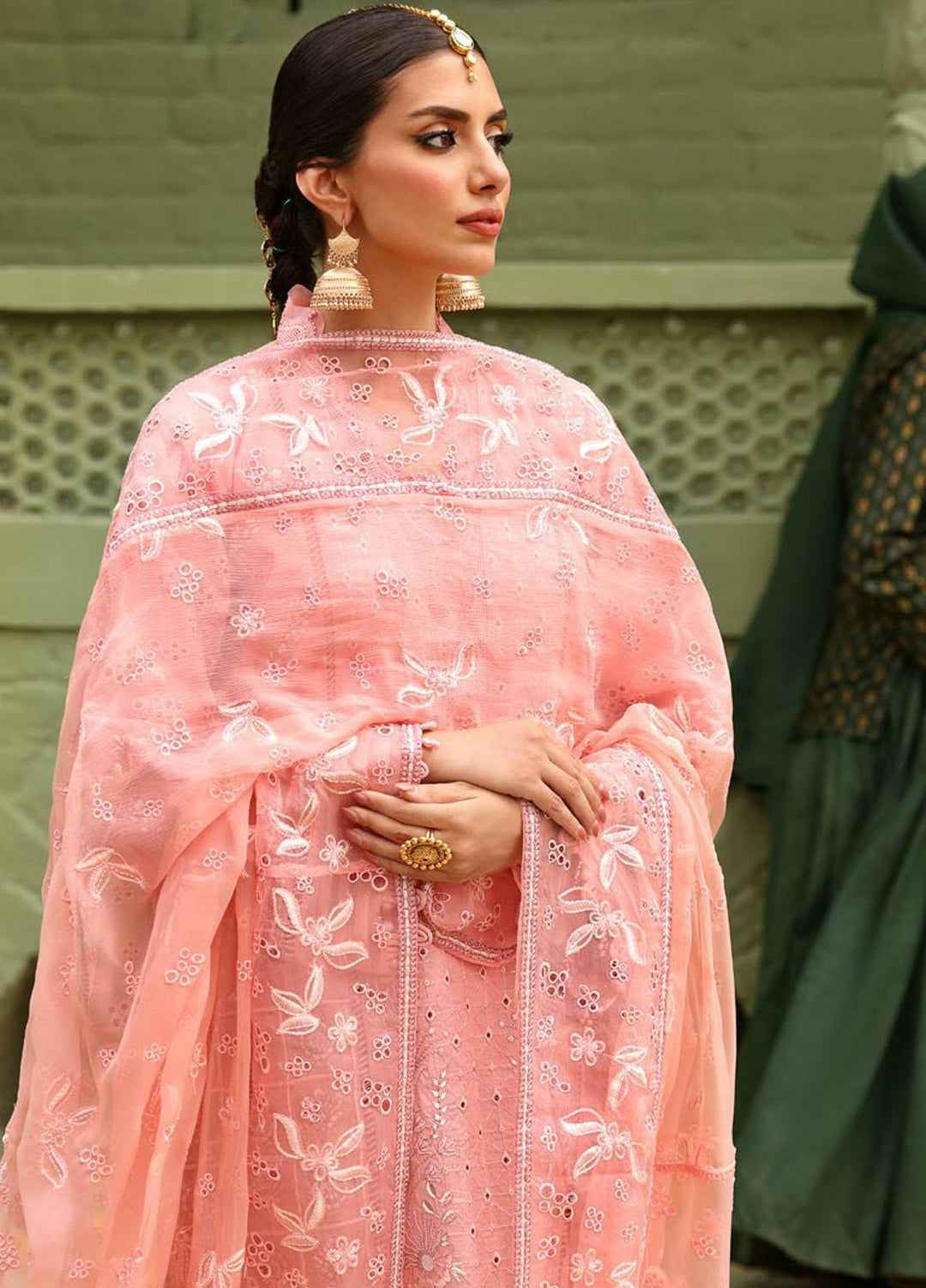 Mehmaan Nawazi By Nureh Embroidered Lawn Suits Unstitched 3 Piece NU23MN NDS-95 - Eid Collection