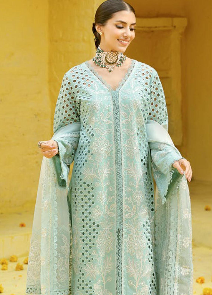 Mehmaan Nawazi By Nureh Embroidered Lawn Suits Unstitched 3 Piece NU23MN NDS-96 - Eid Collection