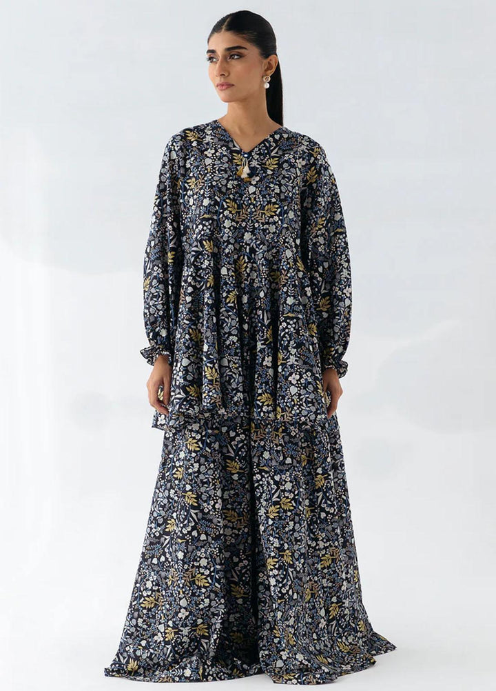 Mehr By Morbagh Printed Cambric Suits Unstitched 2 Piece MRB23MH MB1W23U09 Enchanting Garden - Winter Collection