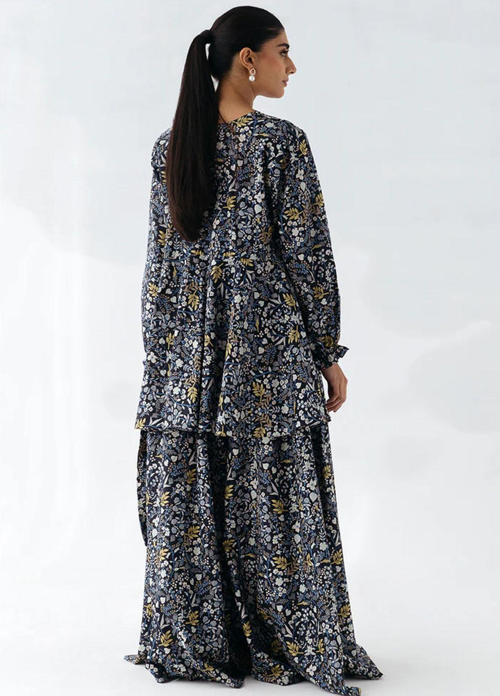 Mehr By Morbagh Printed Cambric Suits Unstitched 2 Piece MRB23MH MB1W23U09 Enchanting Garden - Winter Collection