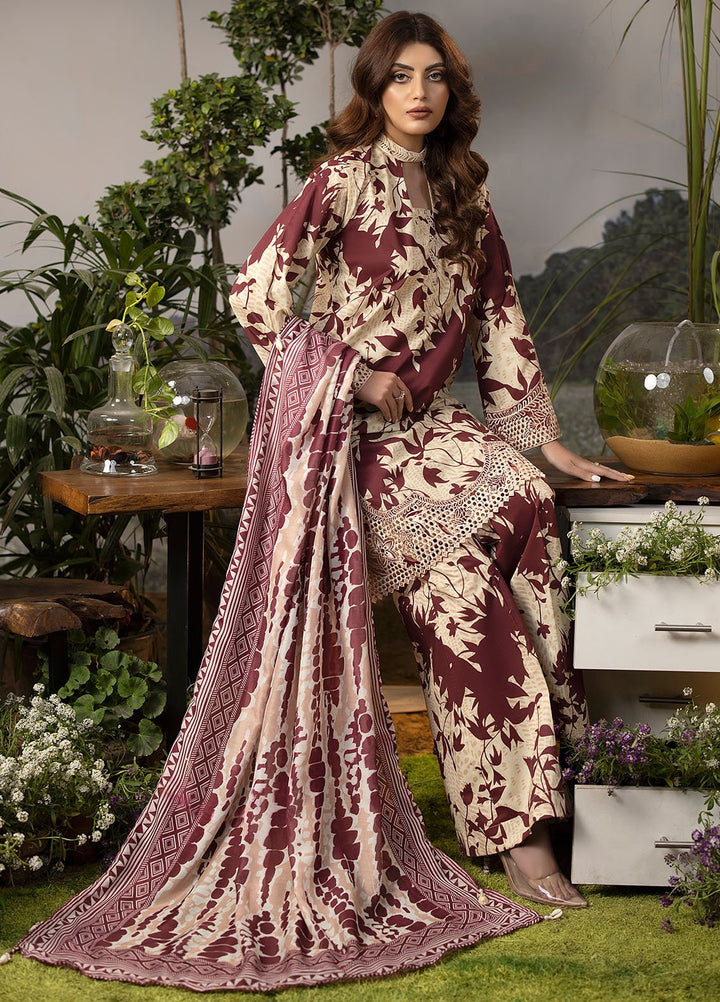 Mehr by Sahane Embroidered Lawn Suits Unstitched 3 Piece SNE24M CT-9002 Divine Splendor - Spring Summer Collection